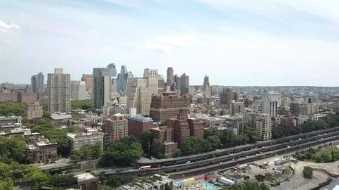 The day skyline of Brooklyn Dumbo Stock Footage 112613568