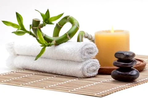 Day spa setting Foto stock