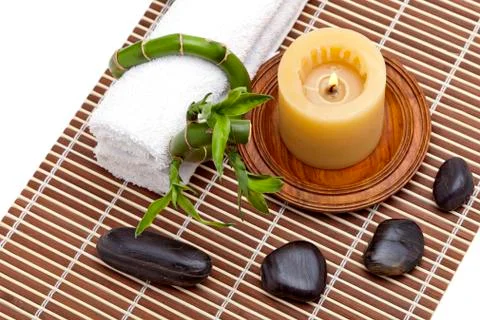 Day spa setting Foto stock