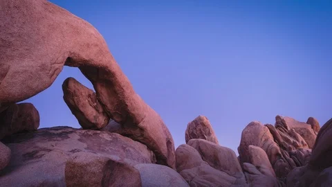 Day to starry night timelapse, Arches National Park, 4K Video stock 111149792