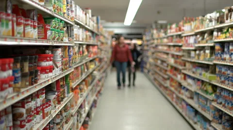 A day at the supermarket (9 of 9) Stock Footage 35164203