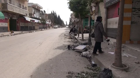 The day of the Syrian opposition control of Idlib Stock Footage 113675863