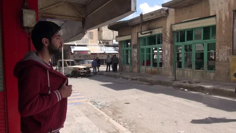 The day of the Syrian opposition control of Idlib 스톡 동영상 113675899