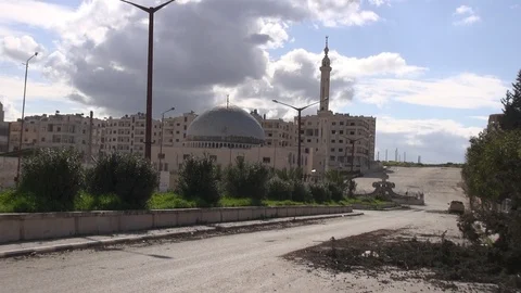 The day of the Syrian opposition control of Idlib Stock Footage 113676128