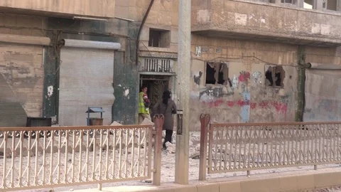 Day of the Syrian opposition control of Idlib, White Helmets Stock Footage 113676181