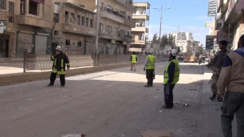 The day of the Syrian opposition control of Idlib Stock Footage 113676249