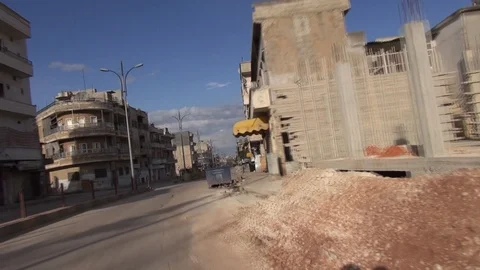 The day of the Syrian opposition control of Idlib Stock Footage 113676355