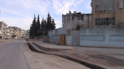 The day of the Syrian opposition control of Idlib 스톡 동영상 113676395