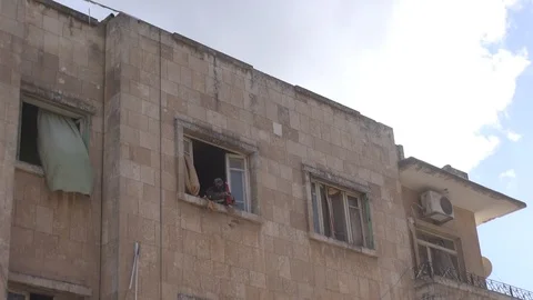 The day of the Syrian opposition control of Idlib 스톡 동영상 113676457