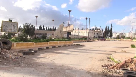 The day of the Syrian opposition control of Idlib 스톡 동영상 113676514