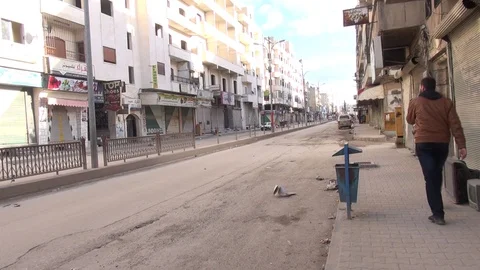 The day of the Syrian opposition control of Idlib Stock Footage 113676575