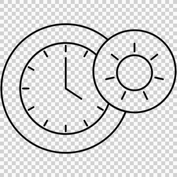 Day time Illustrazione stock