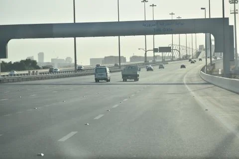 A day time view of Sheik Zayed bridge.Abu Dhabi,UAE.01.08.2020. Stock Photos