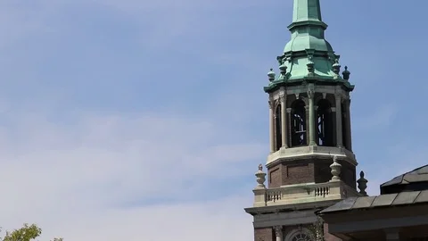Day Timelapse of Church Tower Video stock 88969905