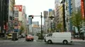 Day Traffic Crowds, Shinjuku Neon Sign Street, Shopping Area in Tokyo, Japan HD Footage