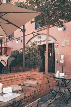 Day trip to Sant'Arcangelo di Romagna, Italy Stock Photos