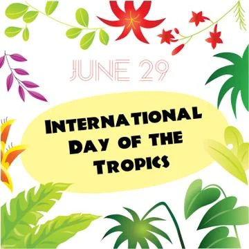 Day of Tropics 1 Stock Illustration