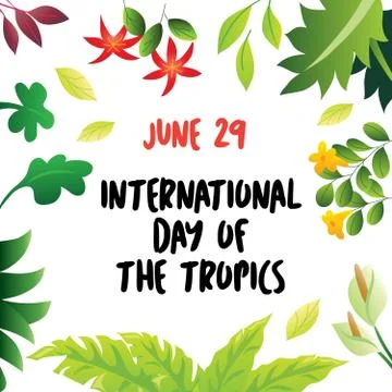 Day of Tropics 2 Stock Illustration