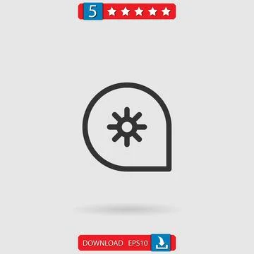 Day vector icon Stock Illustration