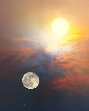 Day versus night Stock Photos