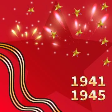 The day of victory Stock Illustration