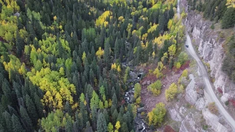 A day at Yankee Boy Basin Stock Footage 172355879