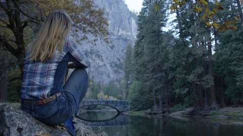 Day In Yosemite Park Video stock 87676644