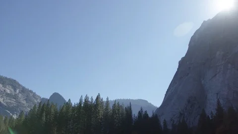 Day In Yosemite Park Video stock 87676974
