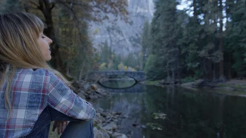 Day In Yosemite Park Video stock 87677257