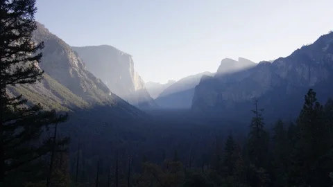 Day In Yosemite Park Stock Footage 87679498