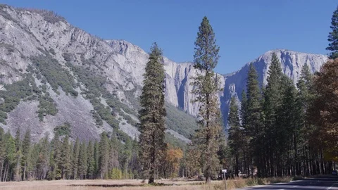 Day In Yosemite Park Stock Footage 87680497
