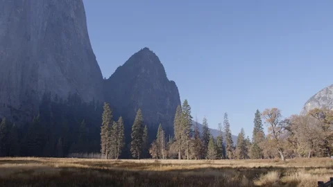 Day In Yosemite Park Stock Footage 87680568