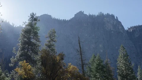 Day In Yosemite Park Stock Footage 87680729