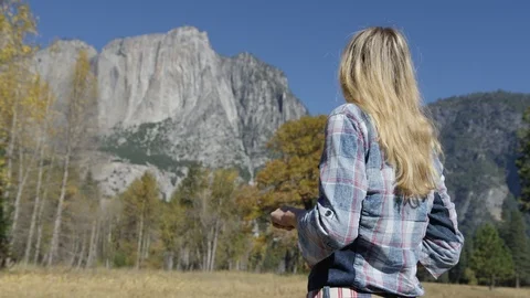 Day In Yosemite Park Stock Footage 87681418