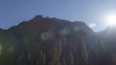 Day In Yosemite Park Stock Footage 87681623