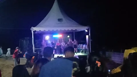 Dayak wedding reception Video stock 225829525