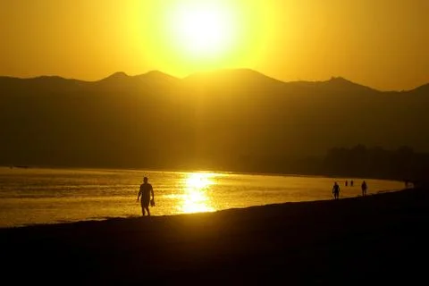 Daybreak Beach Stock Photos