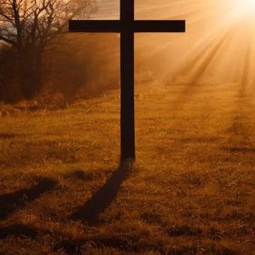 Daybreak Cross Illustrazione stock