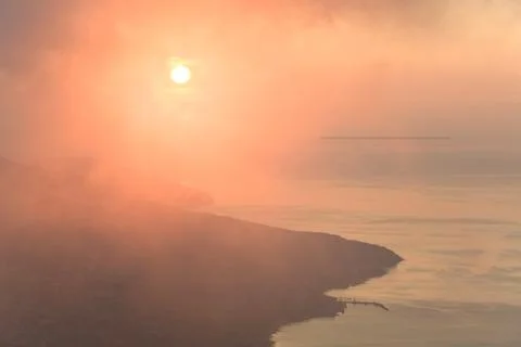 Daybreak landscape Stock Photos