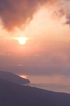 Daybreak landscape Stock Photos