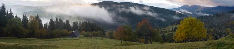 Daybreak in mountain Stock Photos