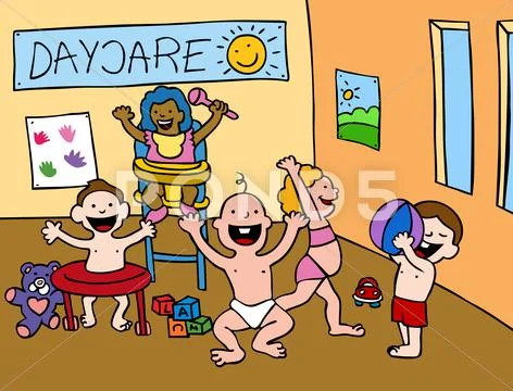 Daycare center Stock Illustration