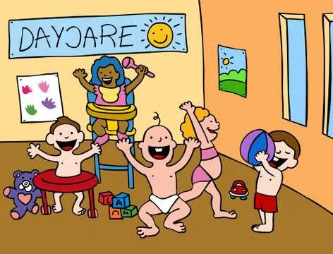 Daycare center Stock Illustration