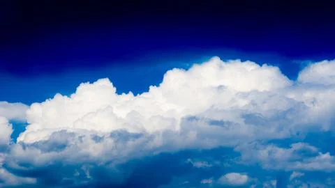 Daylight blue sky with clouds background Stock Photos