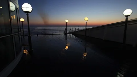 Daylight from ferry deck 스톡 동영상 105222634