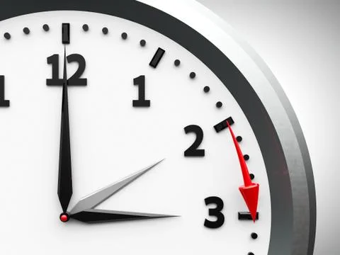 Daylight saving time begins #3 Stock Illustration