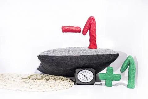 Daylight Saving Time. DST. Wall Clock going to winter time. Stock Photos