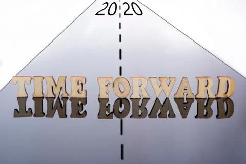 Daylight Saving Time. DST. Wall Clock going to winter time. Turn time forward Stock Photos