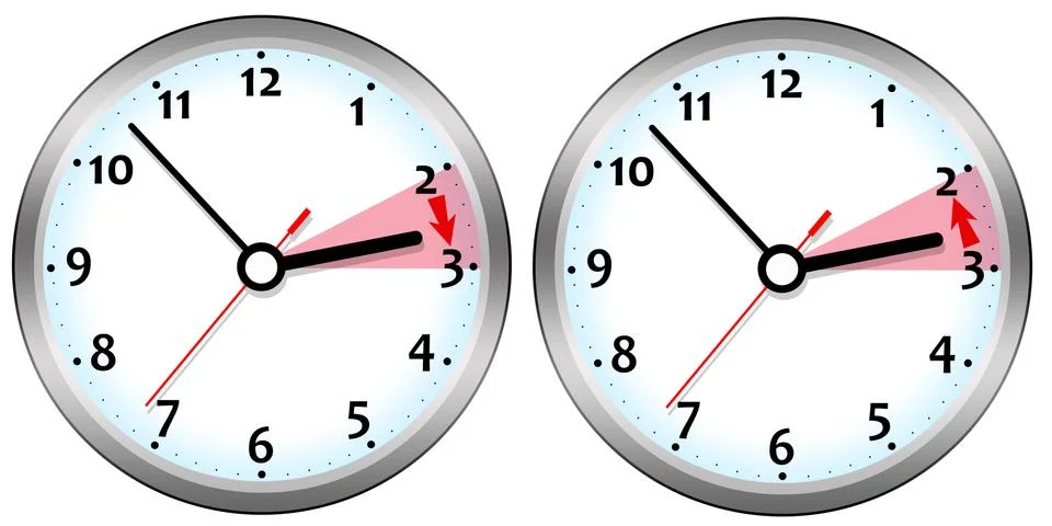 Daylight saving time Stock Illustration