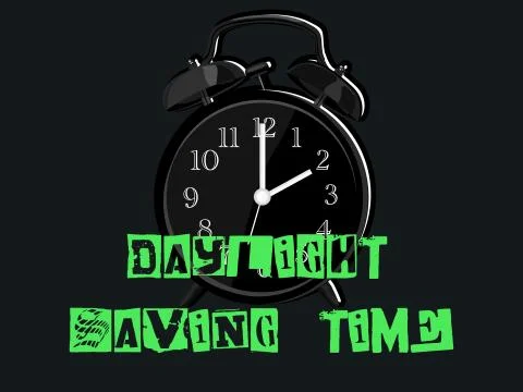 Daylight saving time spring forward Stock Illustration